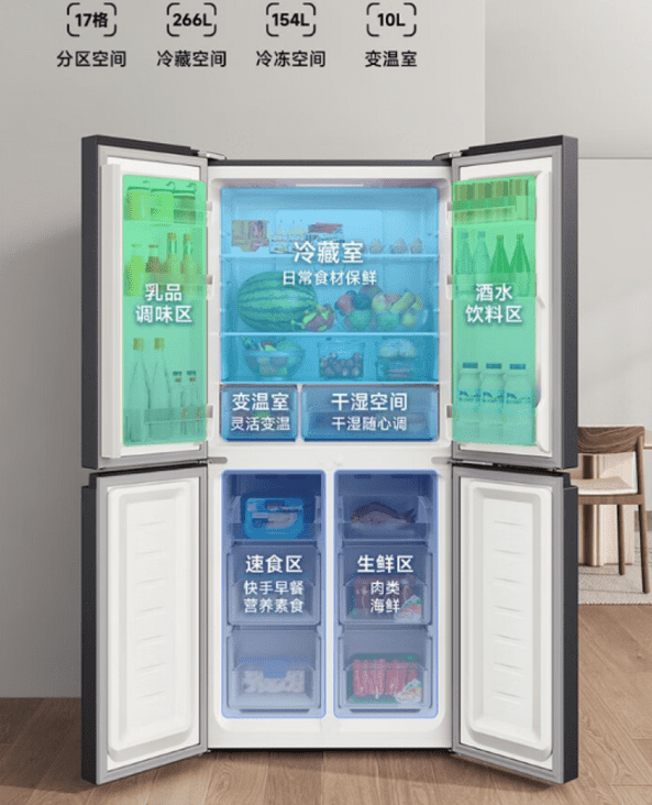 Технические характеристики холодильника Xiaomi MIJIA Cross Door Refrigerator