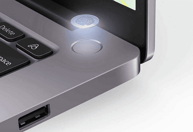 Размещение сканера отпечатков пальцев на ноутбуке RedmiBook Pro 14" Ryzen Edition